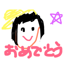 [LINEスタンプ] おえかき6才なーちゃんスタンプ