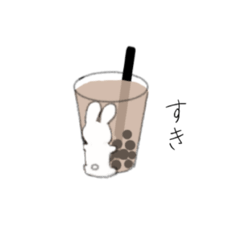 うさぎwithタピオカ