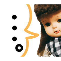 [LINEスタンプ] 関西弁のお人形さんの画像（メイン）