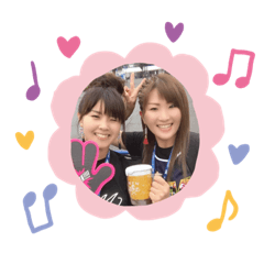 [LINEスタンプ] 大好き姉妹