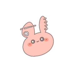 [LINEスタンプ] ぴあすうさぎ
