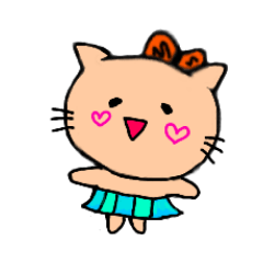 [LINEスタンプ] 表情豊かなほのぼのネコちゃん