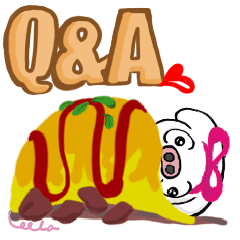 [LINEスタンプ] ラ・ピグレット - Q＆A