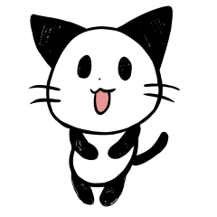 [LINEスタンプ] 礼儀の正しい猫