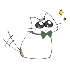[LINEスタンプ] とびみけのあお