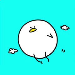 [LINEスタンプ] やや丸めの鳥 fetchpriority=high