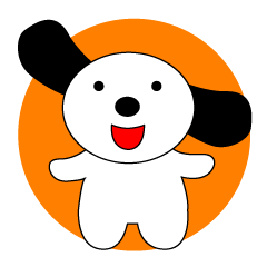 [LINEスタンプ] 黒耳のわんこ