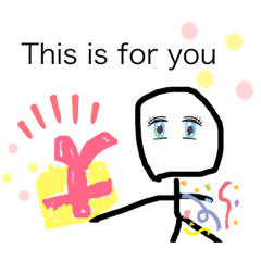 [LINEスタンプ] 第1作目！愉快な棒人間兄弟！！