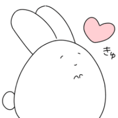 [LINEスタンプ] うさぎニュアンス