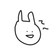 [LINEスタンプ] 脱力うさぎたち