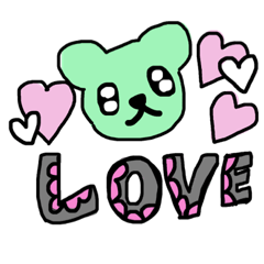 [LINEスタンプ] かわいいクマキャラ日常的に使うスタンプ