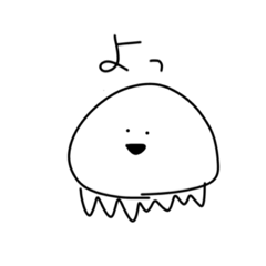 [LINEスタンプ] 脱力クラゲちゃんたち