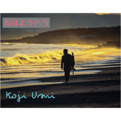 [LINEスタンプ] surf genkiの海のある暮らし