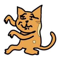 [LINEスタンプ] ニャン助さん