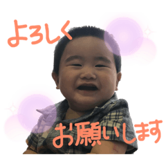 [LINEスタンプ] おかっぱ眉毛くん②の画像（メイン）