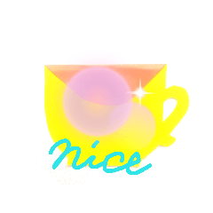 [LINEスタンプ] カラフルカップ