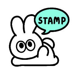 [LINEスタンプ] うさぎみたいななにかのうさぎ【スタンプ】