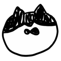 [LINEスタンプ] おひげのねこ