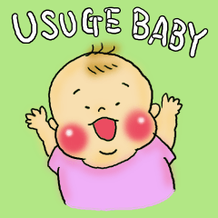 [LINEスタンプ] 薄毛ベビー