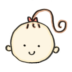 [LINEスタンプ] ポニーテールの女の子のスタンプ