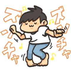 [LINEスタンプ] まさとCがはしゃぐだけのスタンプ