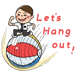 [LINEスタンプ] すぴりちゅあるボランティア 英語編