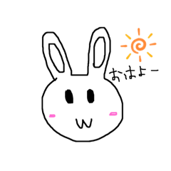 [LINEスタンプ] うさちゃん 日常編