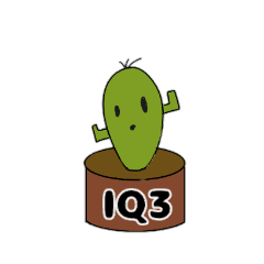 [LINEスタンプ] サボテンのIQは3の画像（メイン）