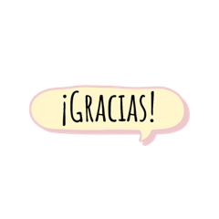 [LINEスタンプ] シンプルスペイン語
