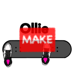 [LINEスタンプ] スケボートリックメイクスタンプ