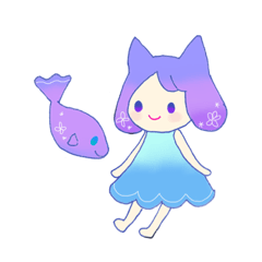 [LINEスタンプ] りんとおさかなさん