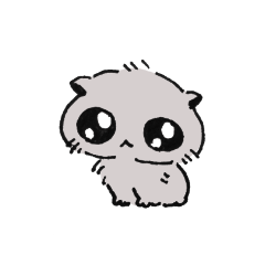 [LINEスタンプ] 子猫のホコリ
