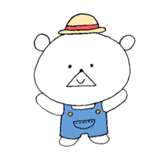 [LINEスタンプ] まるとさんかクマ。