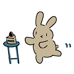[LINEスタンプ] ぽちゃうさの日常
