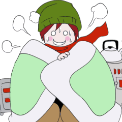 [LINEスタンプ] 暑苦しいおとこ