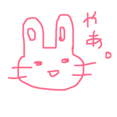 [LINEスタンプ] もっさぎJapan