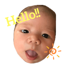 [LINEスタンプ] りあちん 新生児ver.