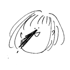 [LINEスタンプ] 現実を見がちな女の子