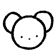 [LINEスタンプ] しろいくまちゃん