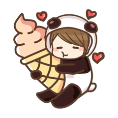 [LINEスタンプ] パンダ レイリー