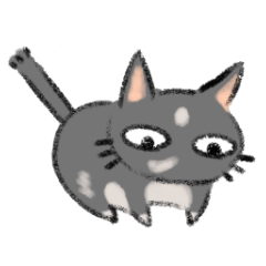 [LINEスタンプ] もそもそ猫