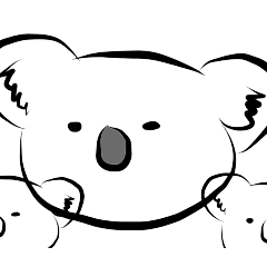 [LINEスタンプ] ネオコアラ