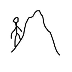 [LINEスタンプ] 登山大好き山人間の画像（メイン）