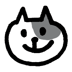 [LINEスタンプ] 黒白猫 おはぎのスタンプ