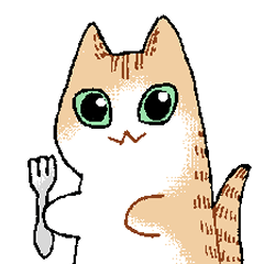 [LINEスタンプ] ルームシェアするネコ