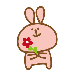 [LINEスタンプ] 毎日使える！38のキュートなうさはちさん