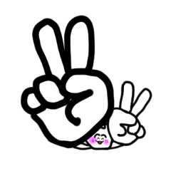 [LINEスタンプ] ときどきうさぎ