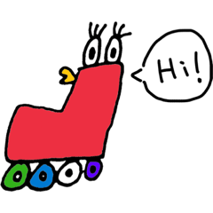 [LINEスタンプ] ローラーになった問題児たち
