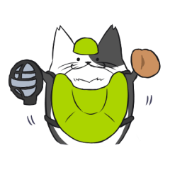 うしねこ、野球をする
