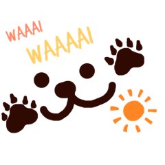 [LINEスタンプ] シンプルくまさん 日常スタンプ